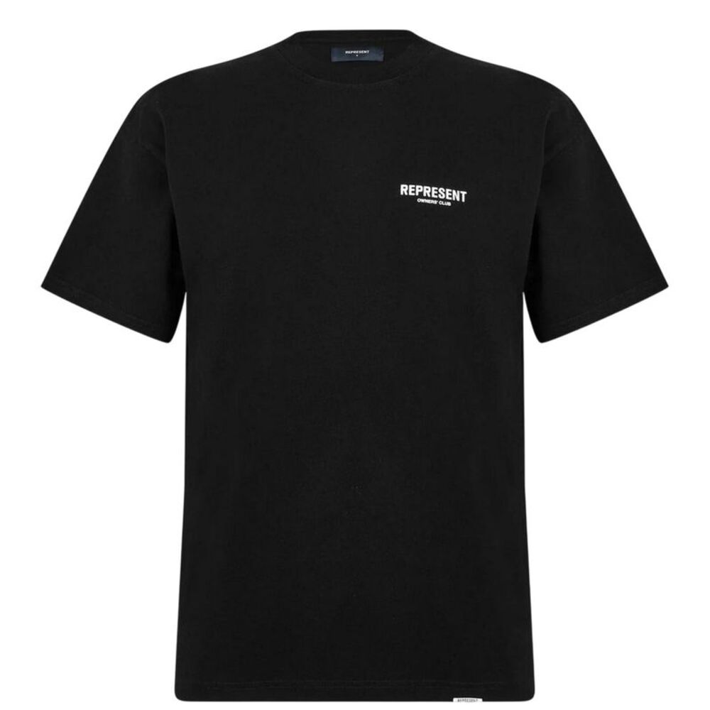 Represent Mens Owners Club Cotton T-Shirt / Black